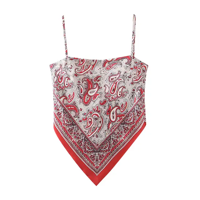 Shirt CAMIS Vest Spaghetti Strap Fashion Top Retro Sexy 1 Style - Shop at LoveMi