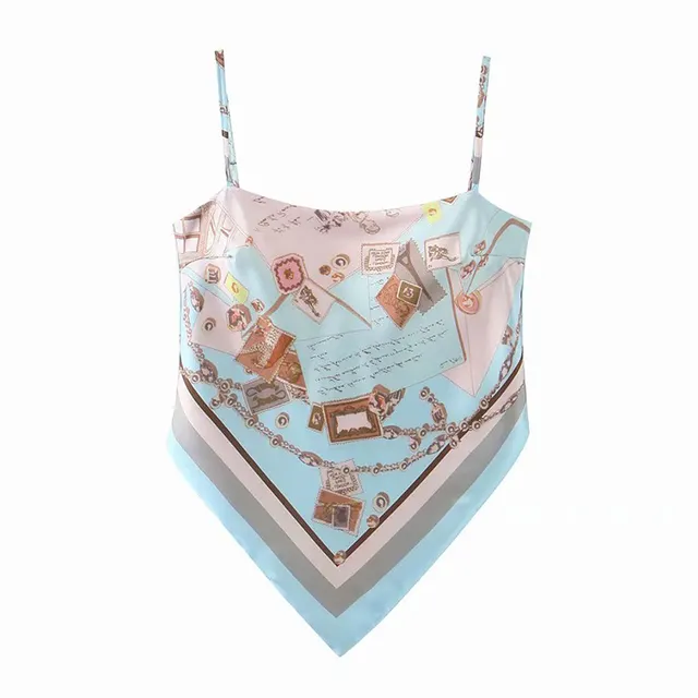 Shirt CAMIS Vest Spaghetti Strap Fashion Top Retro Sexy 11 Style - Shop at LoveMi