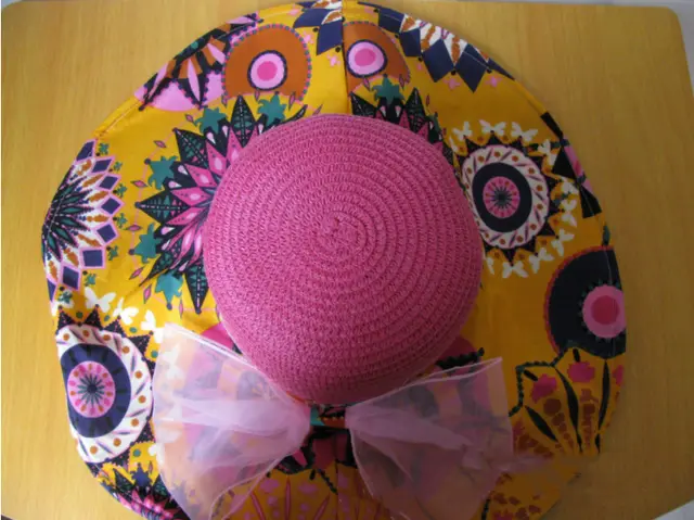 Women's Sun Hat With Big Brim Rose Red - Shop at LoveMi