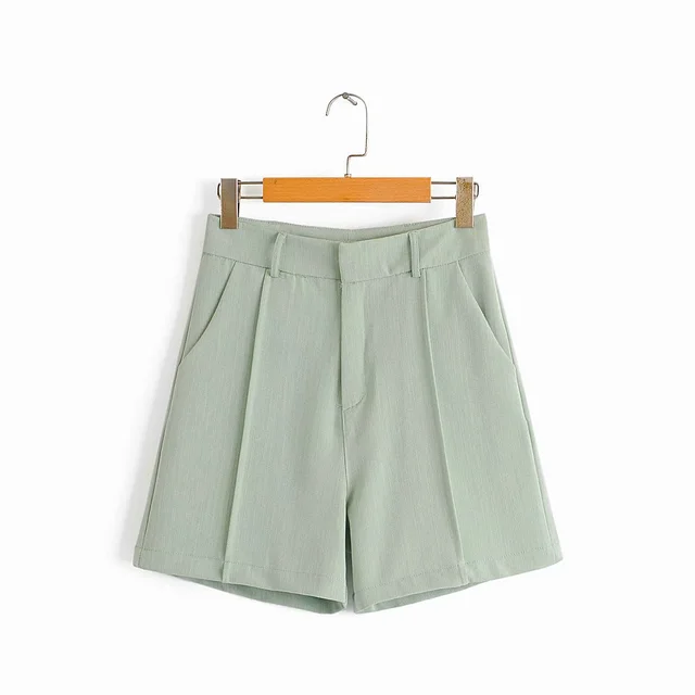 Wide Leg High Waist Shorts, Short Pants, Women'S Summer Loose Straight Five Point Pants, Summer Suit Pants, Women'S Thin Section - Shop at LoveMi