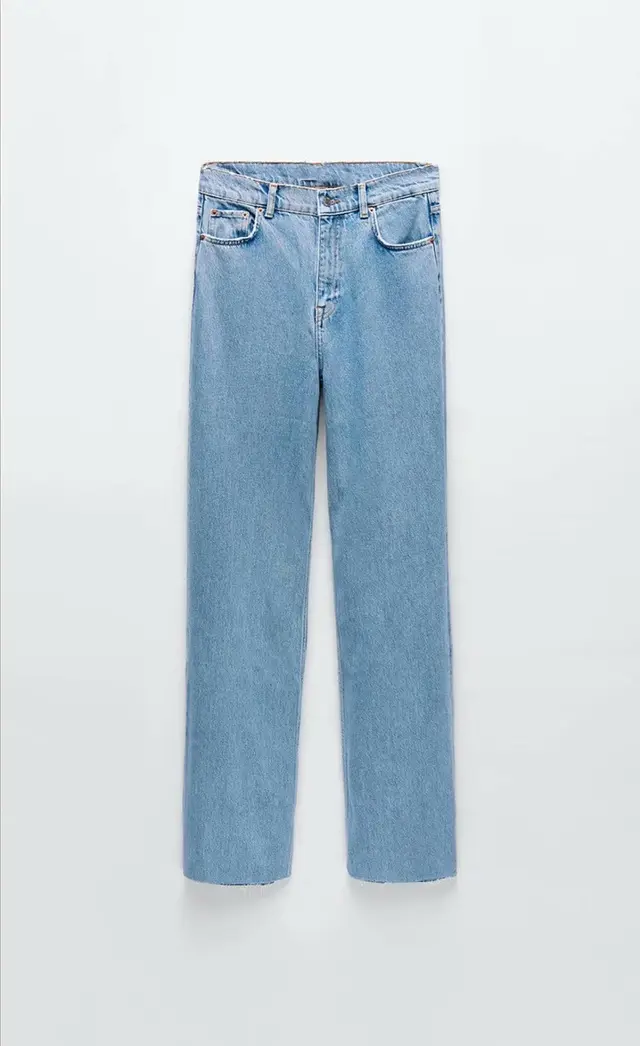 Drape Women's Original Straight-leg Casual Pants - Light Blue