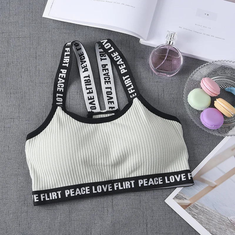 Developmental Vest Female Student Girl Underwear Green - Shop at LoveMi
