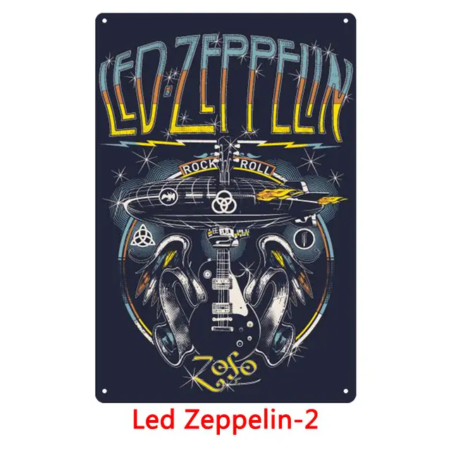 TIN METAL DECOR classic European and American retro iron painting 2 Style - Shop at LoveMi