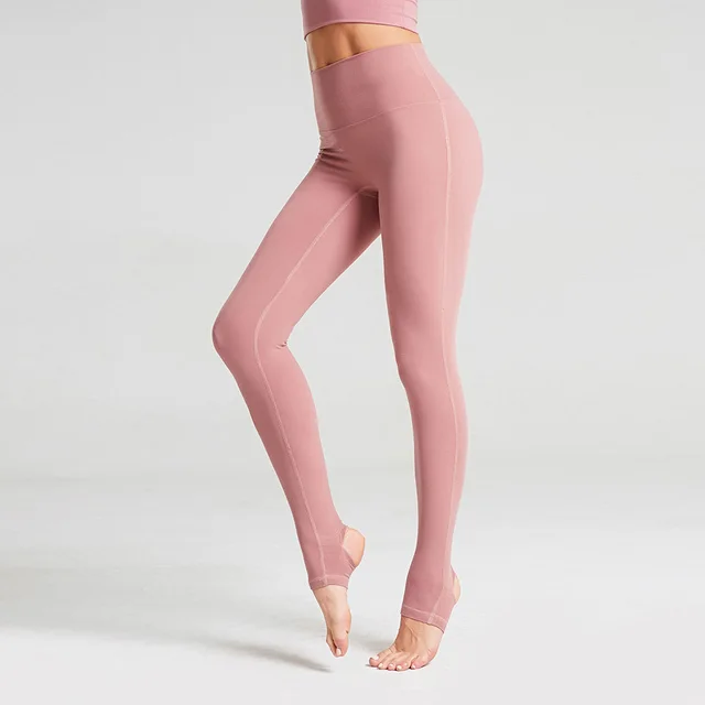 Skin friendly European And American Sports Fitness Peach Hip Yoga Pants Pink - Shop at LoveMi