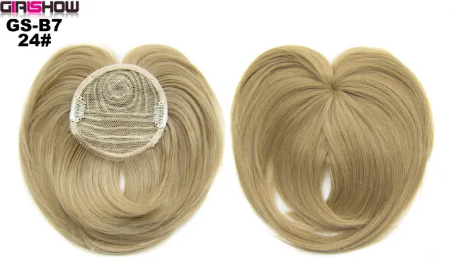 High Temperature Silk Chemical Fiber Wig Top Heart Bangs, Peach Heart Bangs On The Top Of TheHead 24 Color - Shop at LoveMi
