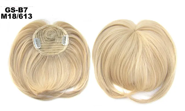 High Temperature Silk Chemical Fiber Wig Top Heart Bangs, Peach Heart Bangs On The Top Of TheHead M18 Color - Shop at LoveMi