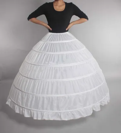 Mengsutang Regular Size Wedding Petticoat Crinoline Slip Prom Underskirt Fancy Bridal Dress Hoop Slips H - Shop at LoveMi