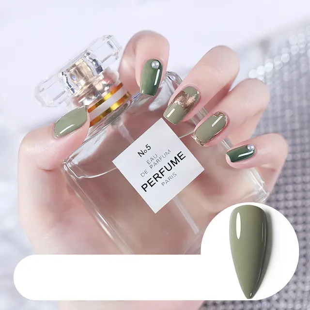 Removable Dark Green Barbie Nail Polish Glue - Shop at LoveMi