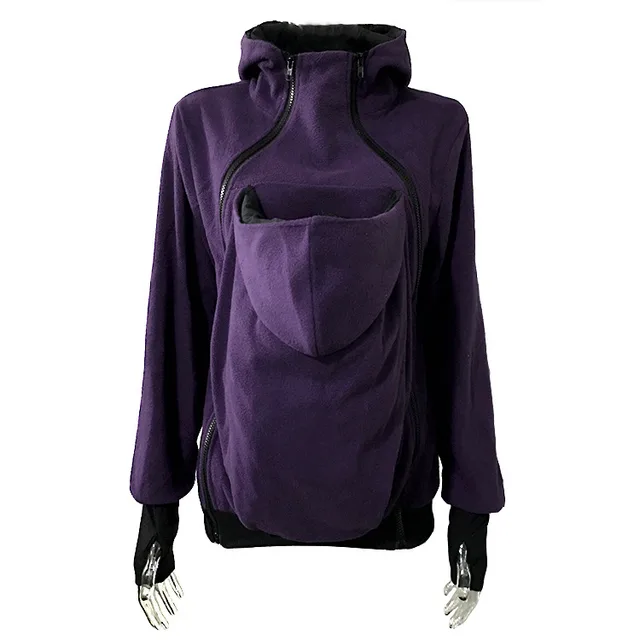 Autumn And Winter Models Three In One Multifunctional Mother Kangaroo Sweater Jacket Women 2 Style - Shop at LoveMi