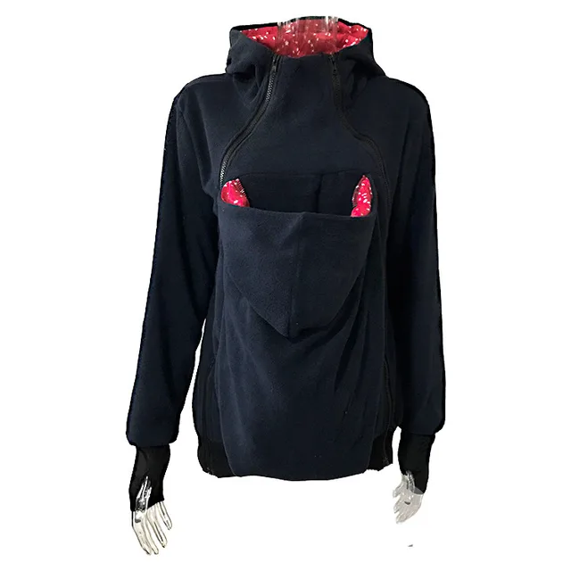 Autumn And Winter Models Three In One Multifunctional Mother Kangaroo Sweater Jacket Women 3 Style - Shop at LoveMi
