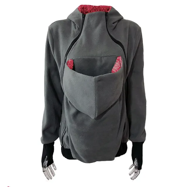 Autumn And Winter Models Three In One Multifunctional Mother Kangaroo Sweater Jacket Women 4 Style - Shop at LoveMi