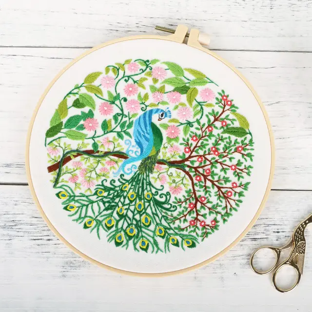Hand Embroidered Material Package Needlework Suit - Shop at LoveMi