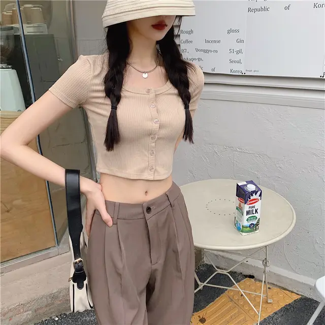 T shirt women''s Fashion Europe And The United States Top - Shop at LoveMi