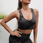 Black Grey Bra