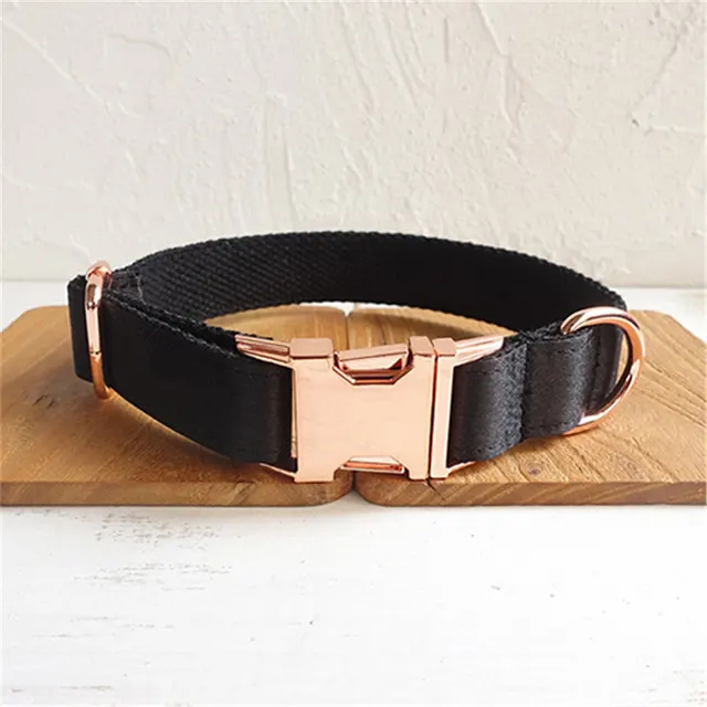 Black Dog Collar Personalized Pet Supplies Collar - Shop at LoveMi