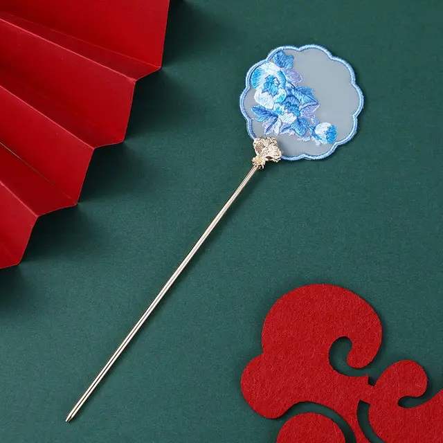 Antique Hairpin Bookmark Su Embroidery Ribbon Embroidery Embroidery - Shop at LoveMi