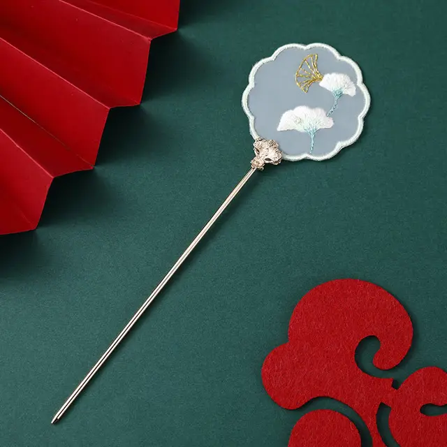 Antique Hairpin Bookmark Su Embroidery Ribbon Embroidery Embroidery - Shop at LoveMi