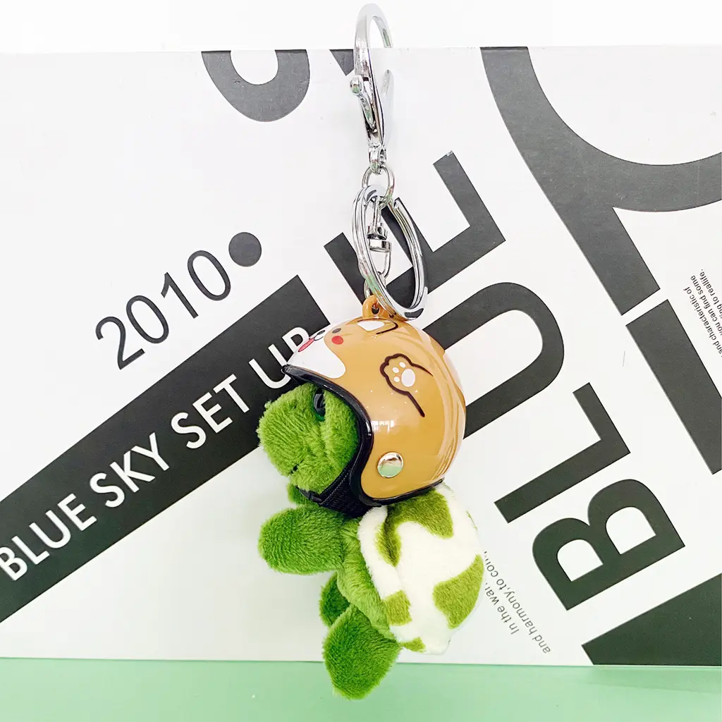 Cute Zodiac Helmet Little Turtle Pendant