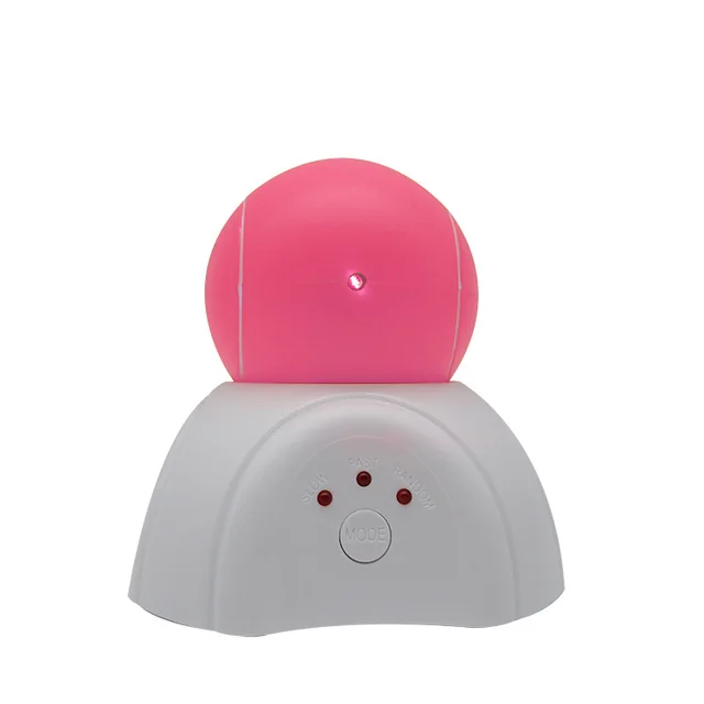 Auto Rotating Laser Funny Cat Toy Pink - Shop at LoveMi