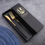 Knife And Fork Black Gold