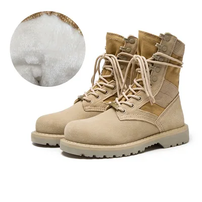 Women'S Leather Workwear Wolf Boots Gaobang Jiamian 38 - Shop at LoveMi