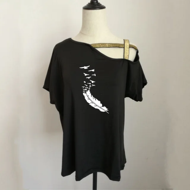 Fashion Short Sleeve Tshirt Womens Casual Summer Red Black - Shop at LoveMi