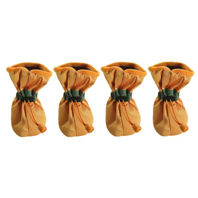 Pet Dog Shoes And Socks Four Seasons Breathable Soft Bottom Non Slip Orange - Shop at LoveMi