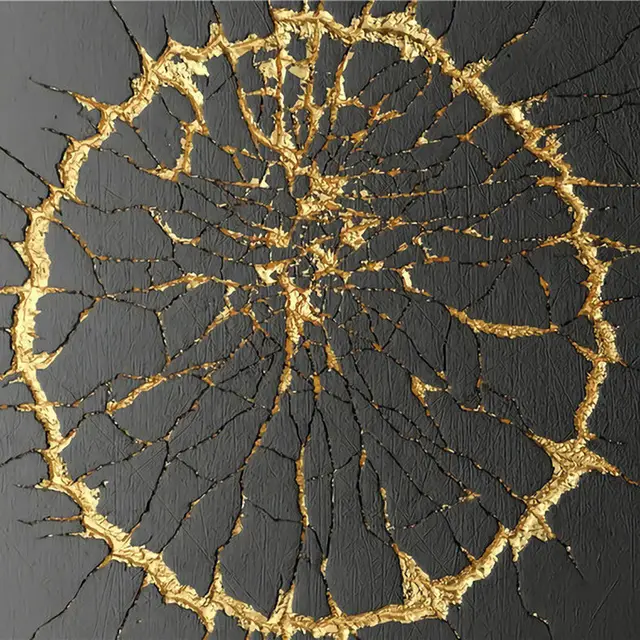 Posters Nordic Painting Minimalist Picture Canvas Art Wall Art Living Room Abstract Gold Set5 - Shop at LoveMi