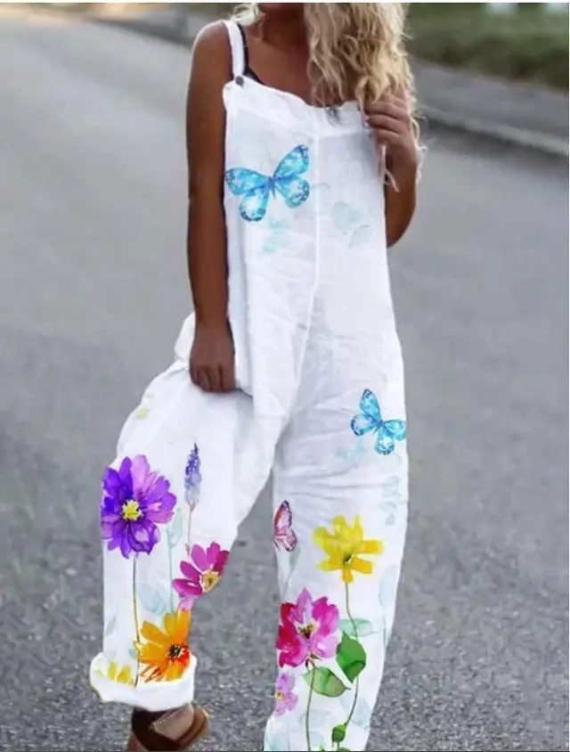 Bib Print Mid waist Cotton Dress - Shop at LoveMi