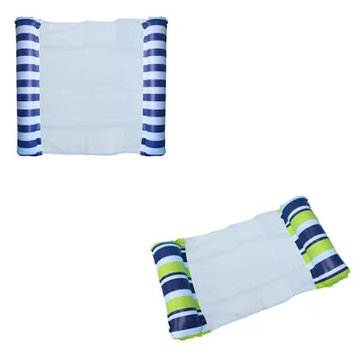 Children'S Inflatable Swimming Pool Hammock Floating Drainage Amusement Deck Chair Floating Bed Inflatable F Set - Shop at LoveMi