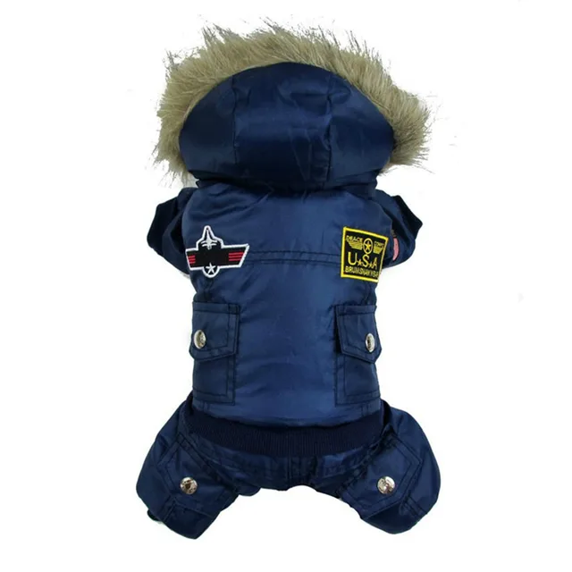 Pet Clothes Thickened In Autumn And Winter Blue - Shop at LoveMi