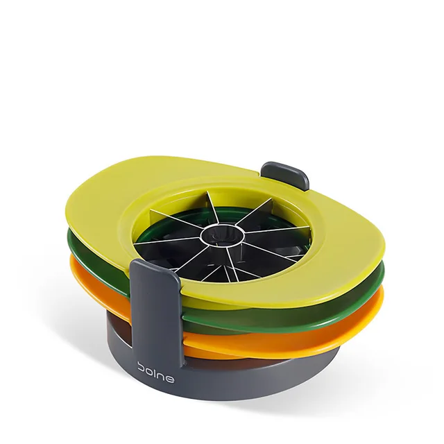 German Cut Fruit Artifact Slicer Orange Mango Pit and Split Kitchen Multifunctional Cutter Green Orange Black - Shop at LoveMi