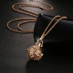 Gold Cage With Chain
