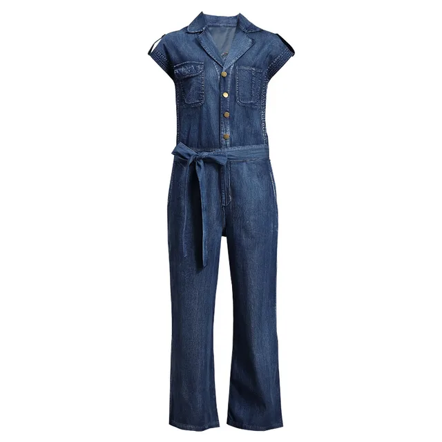 Casual Oversized Wide Leg Jeans For Women With Vintage Embroidery Blue - Shop at LoveMi