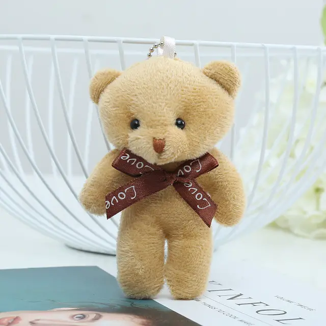 Cute Bear Pendant Plush Bag Pendant Light Brown - Shop at LoveMi