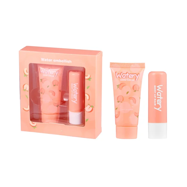 Heng Fang Shi Jing, Avocado, Strawberry, Peach, Hand Cream, Lip Balm, A Set Of Moisturizing And Moisturizing Students Peach Moisturizing Combination - Shop at LoveMi