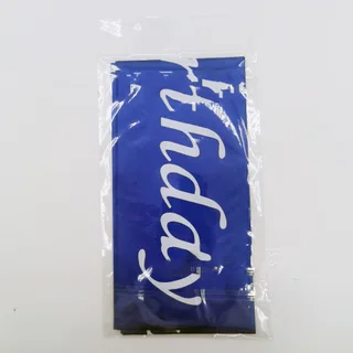Birthday Party Happy Birthday Etiquette Belt - Blue