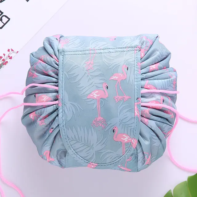 Cosmetic Bag Korean Small Oxford Cloth Vigorous Flamingo - Shop at LoveMi