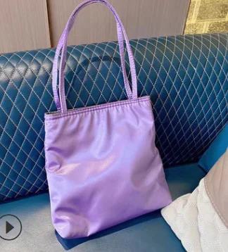 Designer Handbag Tote Bag Crossbody Bag Square Satin Messenger Shoulder Small Vintage Purple - Shop at LoveMi