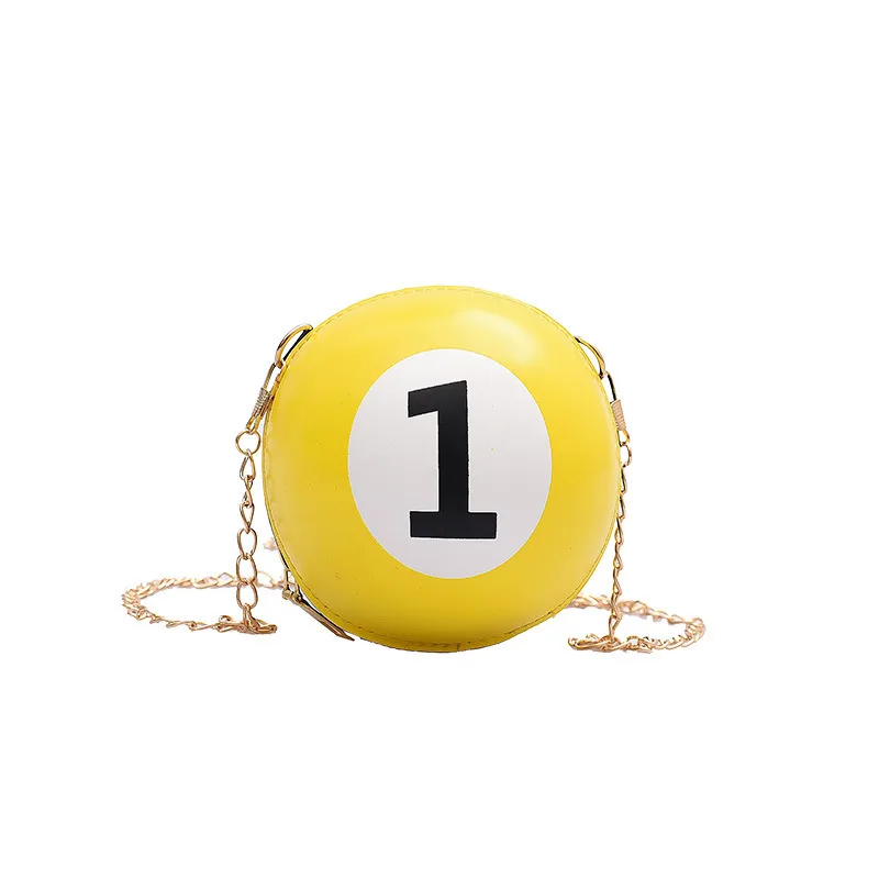 Mini Bag, Chain Bag, Shoulder Bag, Funny Small Round Bag, Coin Purse, Messenger Bag Number One - Shop at LoveMi