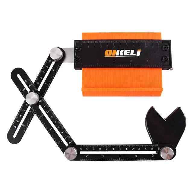Contour Ruler, Profiling Gauge, Woodworking Radian Measuring Ruler 6Style - Shop at LoveMi