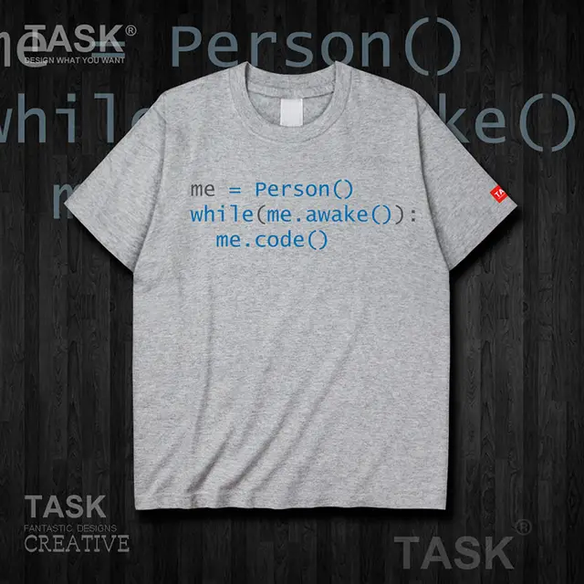 Write Code When You Get Up Gray - Shop at LoveMi