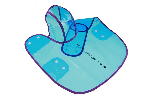 Simple Transparent Waterproof Raincoat For Dogs Blue - Shop at LoveMi
