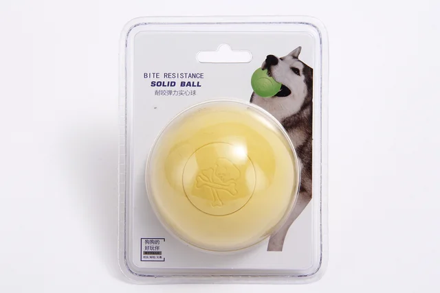 Rubber Pet Solid Bouncy Ball Dog Toy - Shop at LoveMi