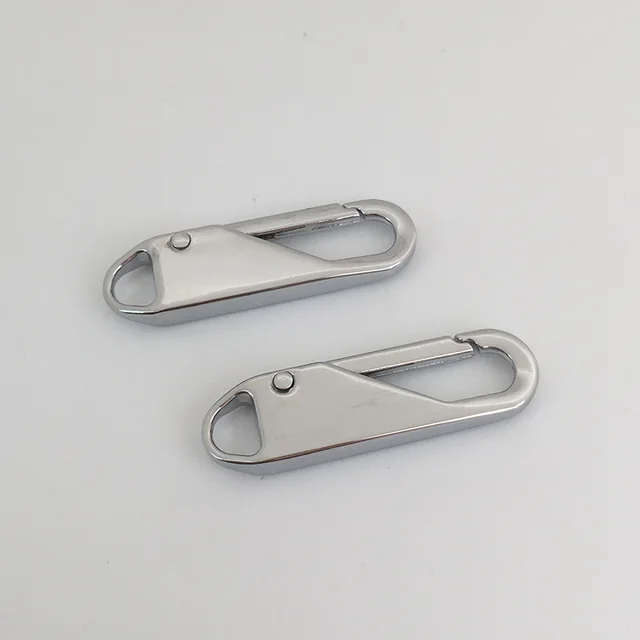 Manufacturers Bags Zipper Head Zipper Pieces Men'S And Women'S Leather Bag Zipper Accessories Zipper Pieces Detachable White Gold Stainless Steel - Shop at LoveMi