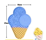 Blue And Yellow Ice Cream Cone