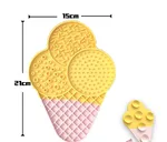 Pink And Yellow Ice Cream Cone
