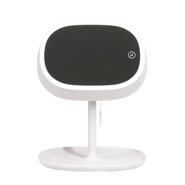 Muid Make Up Mirror Net Red Portable Foldable Led Table Top Dressing Mirror With Light White - Shop at LoveMi