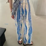 Blue And White Pants