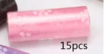 Pet Supplies Dog Cleaning Waste Garbage Bags Printed Footprints 15 PcsRoll Pet Garbage Bags - Pink